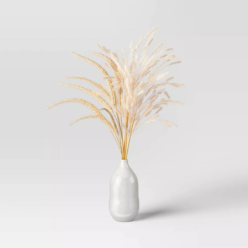 24" Pampas Luxe Pink Arrangement w/Vase 2-Pack