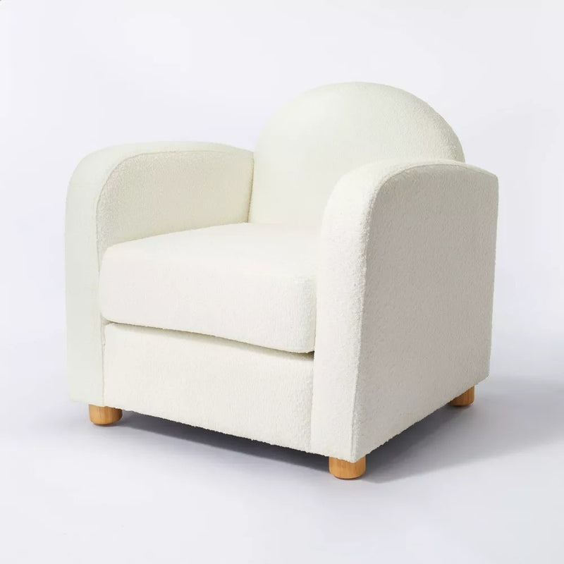 Ventura Upholstered Accent Chair with Wood Frame