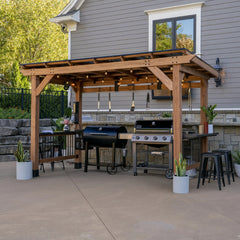 Backyard Discovery 12' x 6.5' Saxony XL Grill Gazebo