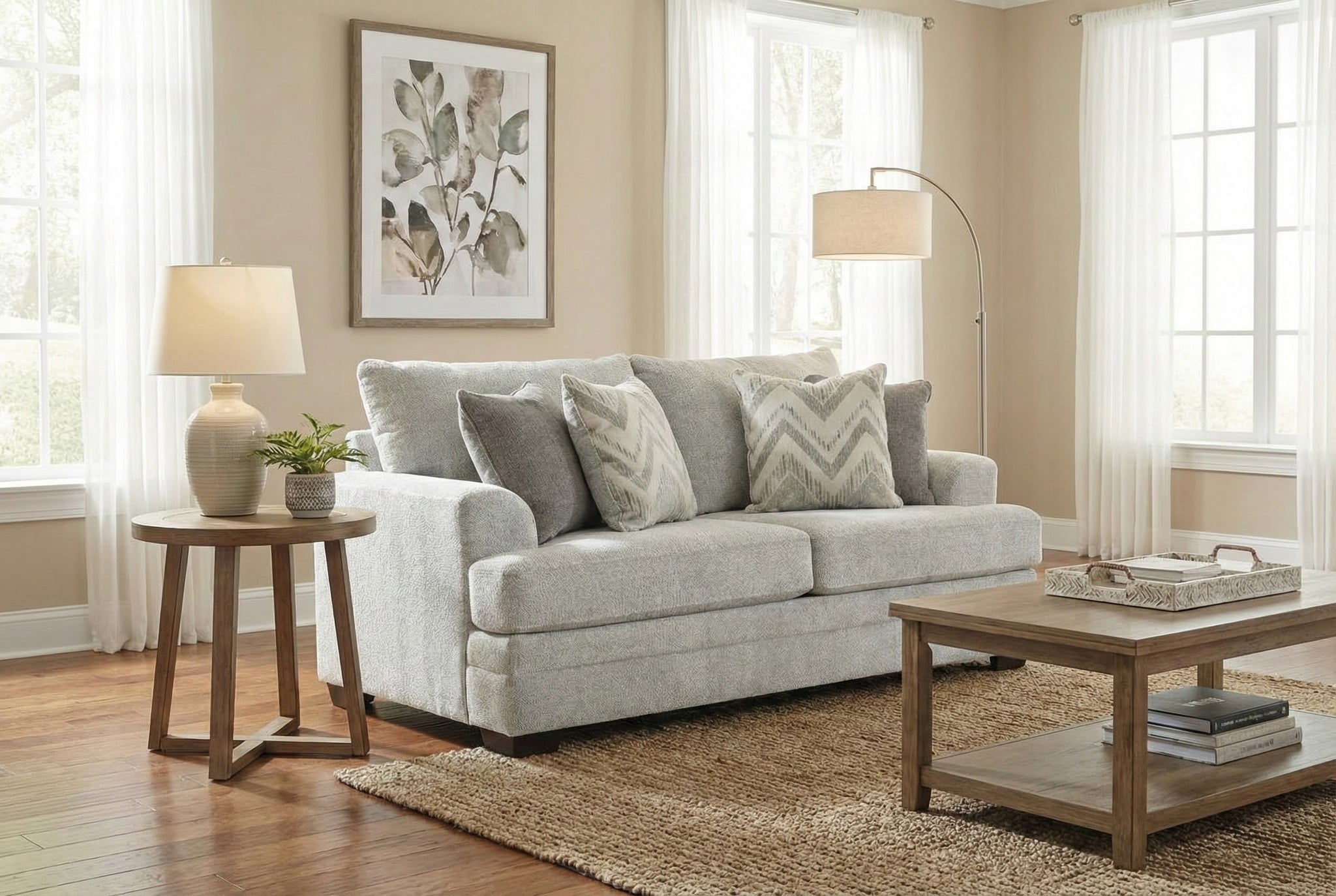 Pippa Loveseat - Light Grey