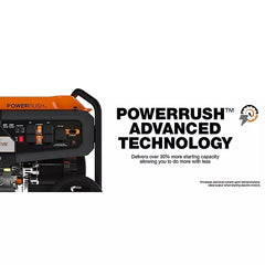 Generac GP8000E Portable Generator With Electric Start and Cord, 8000W