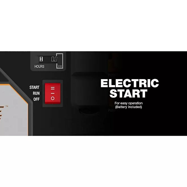 Generac GP8000E Portable Generator With Electric Start and Cord, 8000W