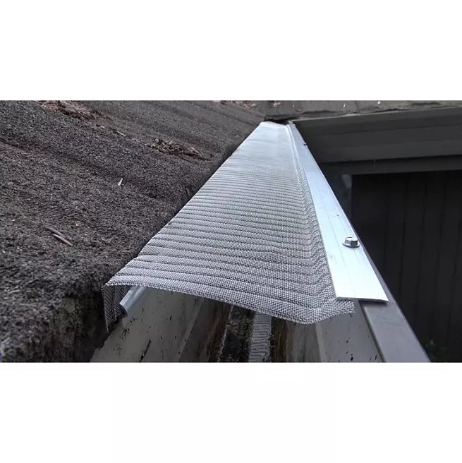Gutterglove Stainless Steel Gutter Guard Kit - 92ft