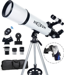 Telescope for Astronomy Beginners with Sturdy Steel Tripod
