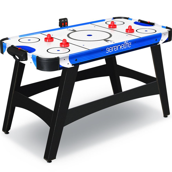 Best Choice Products 58in Mid-Size Arcade Style Air Hockey Table for Game  Room, Home, Office w/ 2 Pucks, 2 Pushers, Digital LED Score Board, Powerful