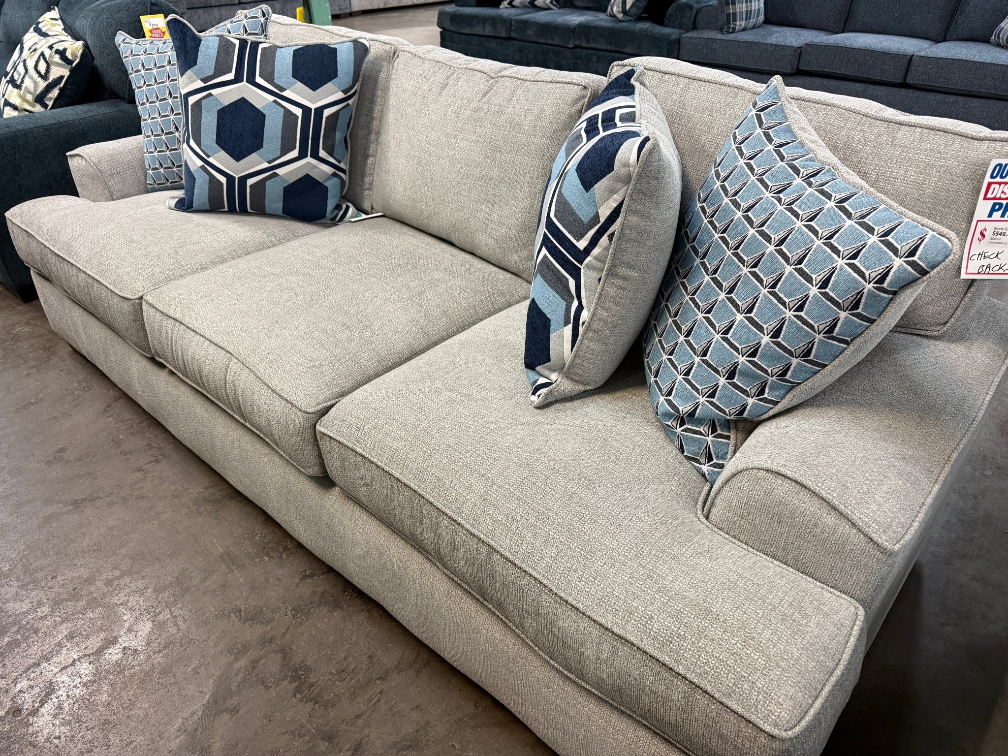 Bowie Sofa - Fog - Wichita Home Outlet