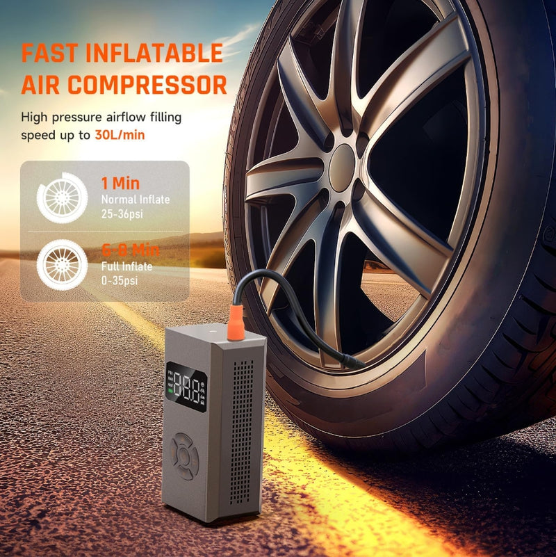 Portable Inflator for Tires