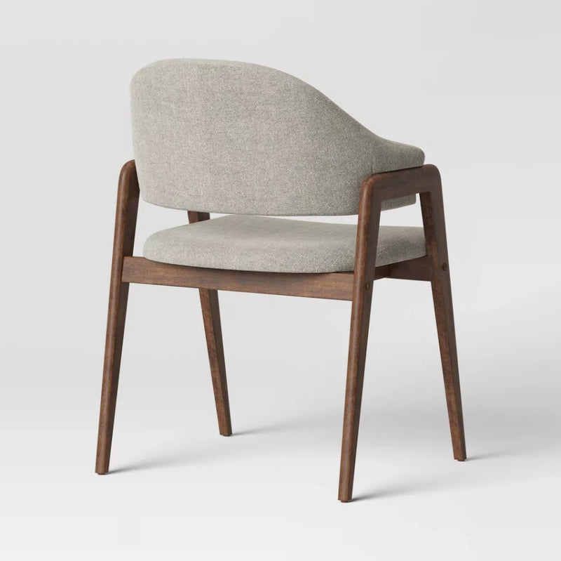 Ingleside Upholstered Wood Frame Dining Chair - Gray