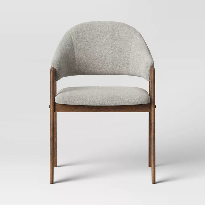 Ingleside Upholstered Wood Frame Dining Chair - Gray
