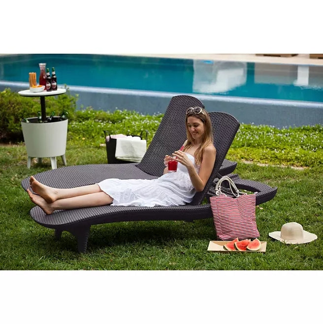Keter All-Weather Grenada Chaise Loungers, Set of 2