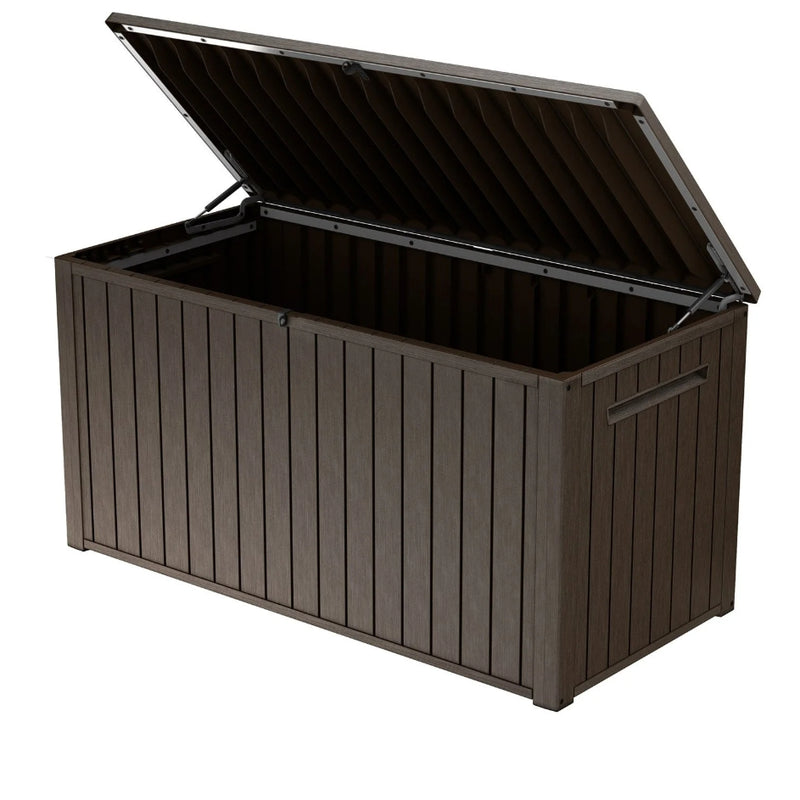 Keter 170 Gal. Resin Deck Box Large Indoor/Outdoor Storage