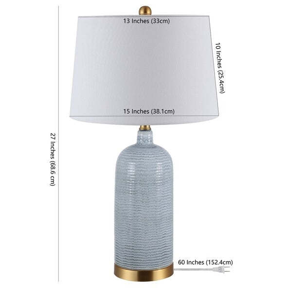 27" Stark Glass Table Lamp