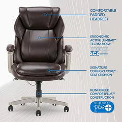 La-Z-Boy Westley Big & Tall Executive Office Chair With Active Lumbar Support
