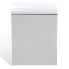 Liabella 1 Drawer Curved Nightstand - White