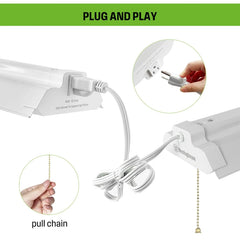 Westinghouse 4' 5000 Lumen LED Shop Light, White Finish