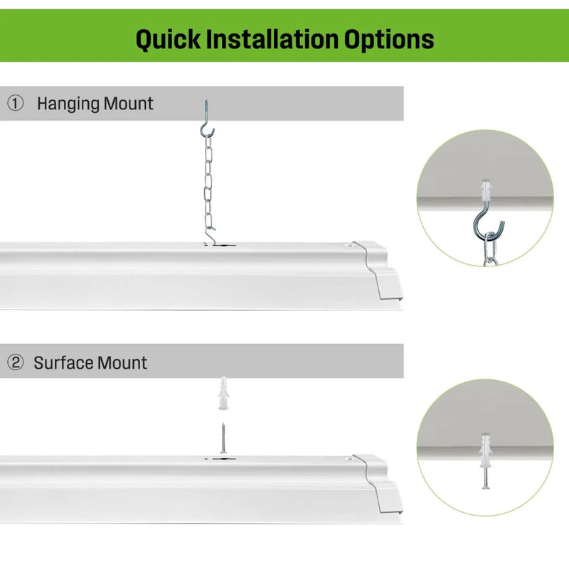 Westinghouse 4' 5000 Lumen LED Shop Light, White Finish