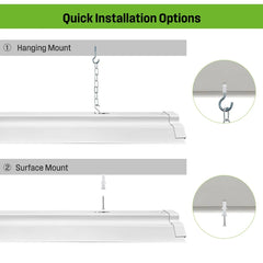 Westinghouse 4' 5000 Lumen LED Shop Light, White Finish