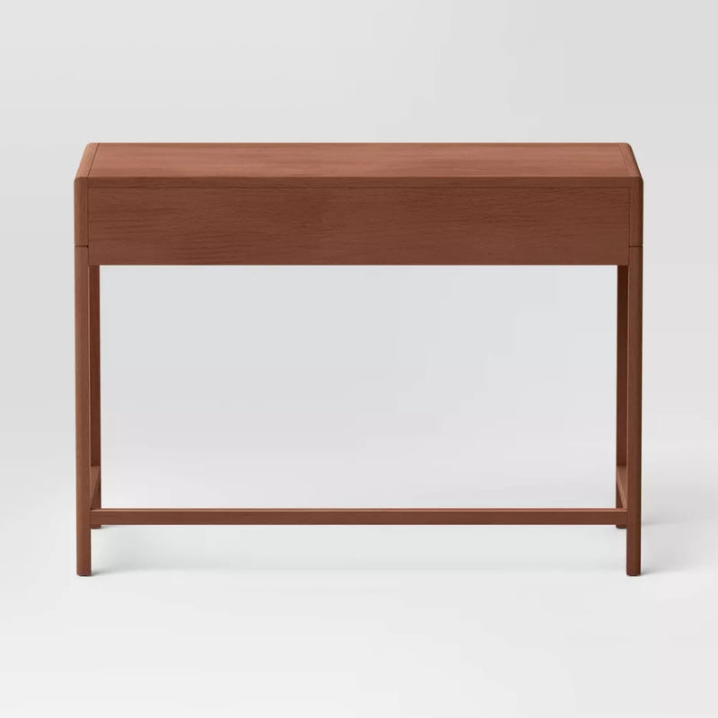 Minsmere Writing Desk with Drawers Brown