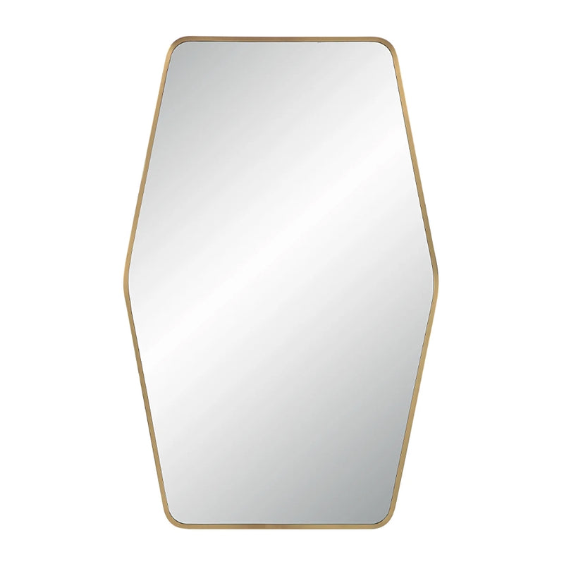 26" x 40" Rectangular Stainless Steel Framed Bathroom Mirror - Mocha