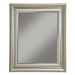 Champagne Silver Wall Beveled Mirror 36