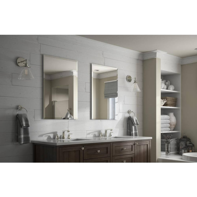 Delta 33" x 47" Mirror Frame and 27" x 41" Vanity Mirror