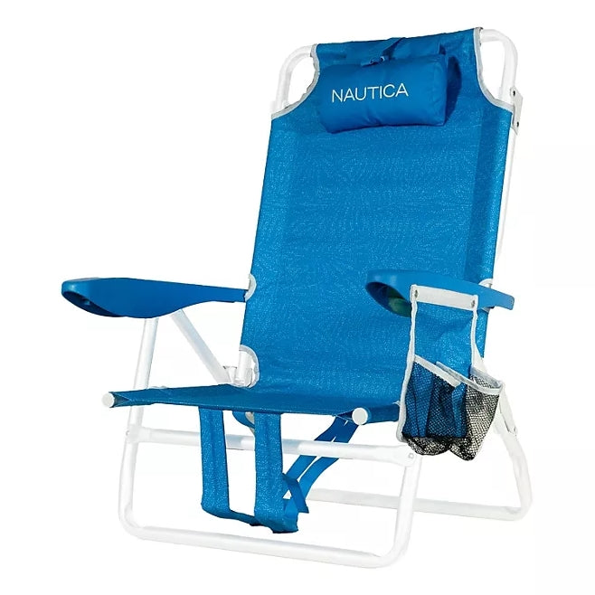 Nautica Beach Chair with Cooler 2 Pack