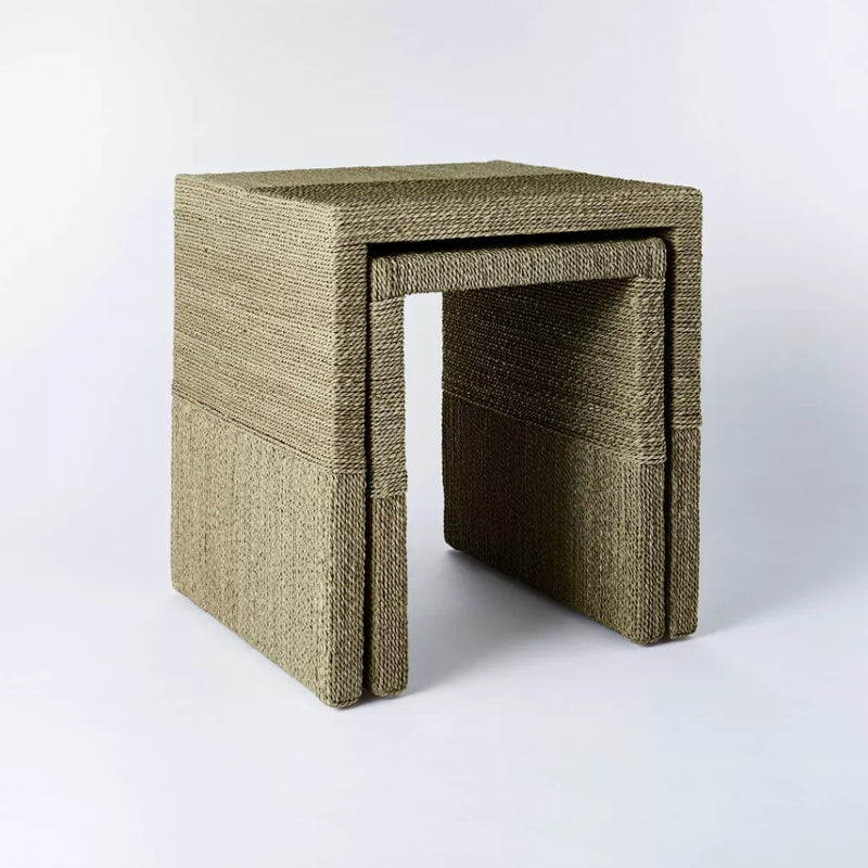 Woven Nesting Tables (Set of 2)