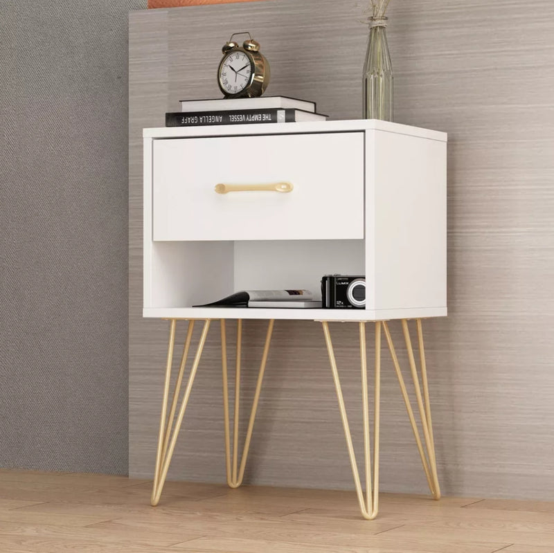Myrtis Coffee Table - Brass