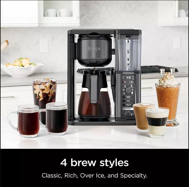 Ninja specialty coffee clearance maker with glass carafe