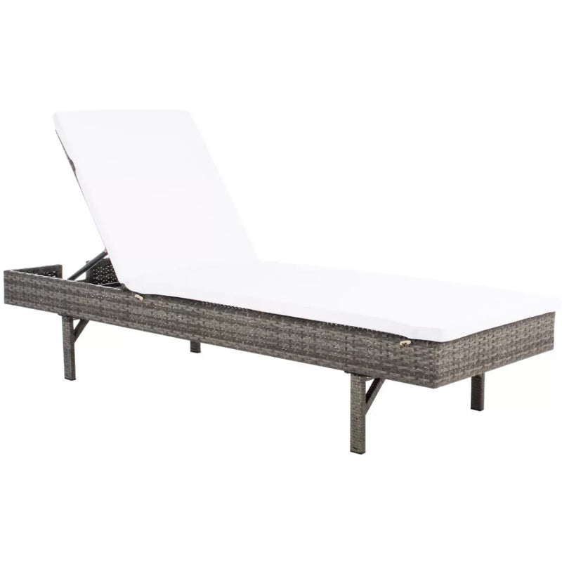 6'x10' Rectangular Outdoor Patio Market Umbrella with Black Pole - Off White