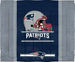 NFL Patriot Unisex-Adult Comforter and Sham Set - Twin