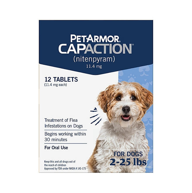 PetArmor CapAction Flea Tabs for Dogs