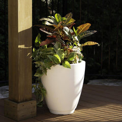 Mayne Caprio 18 Inch Tall Planter - White