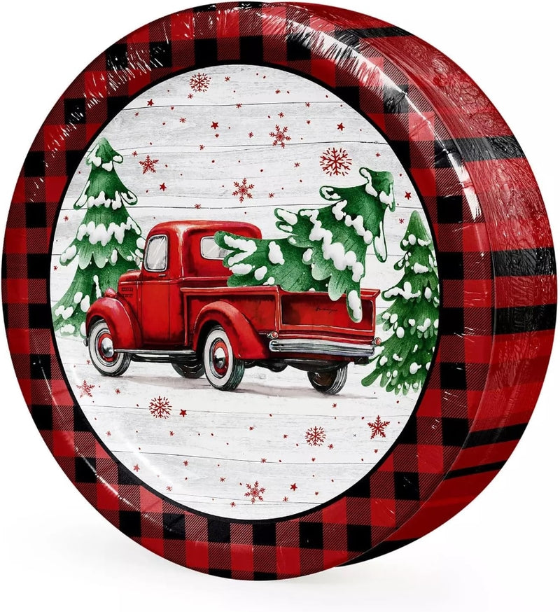 Heading Home Dinner Paper Plates, 10" (85 Count)