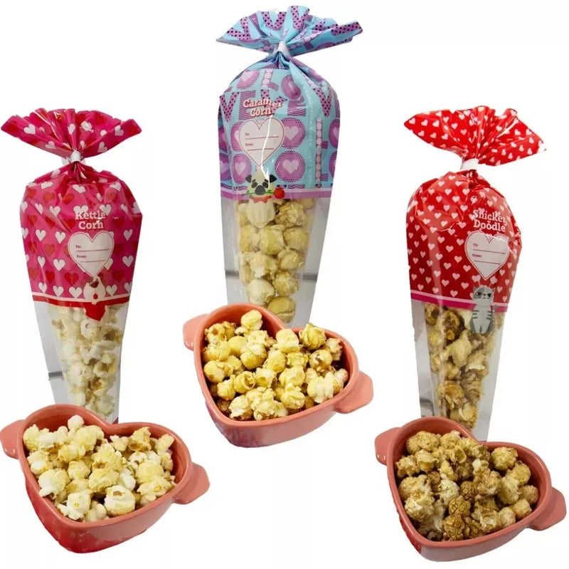 Valentine's Day Popcorn Cones, 12 pk