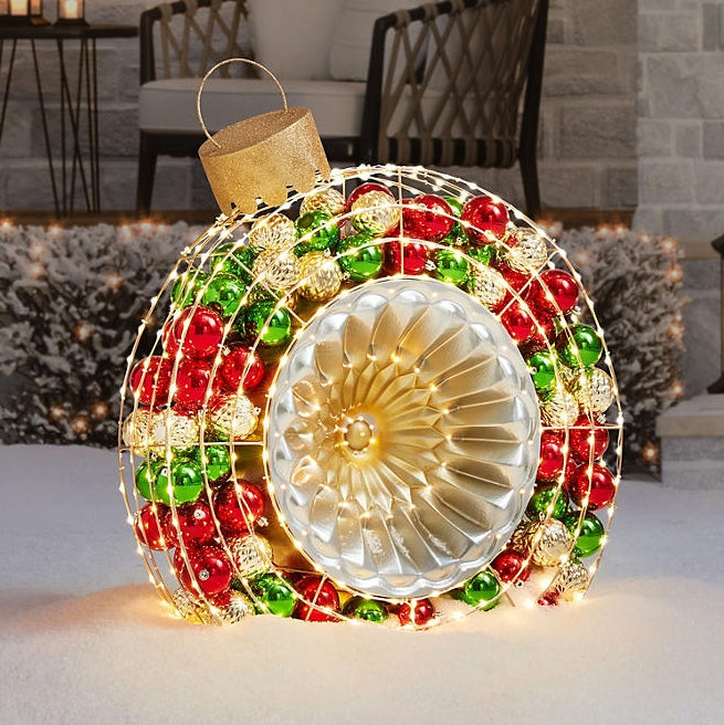 16 8-Function LED Snowflake Lights - Cool White