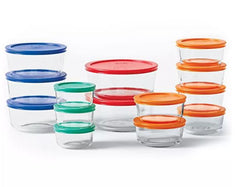 Pyrex Simply Store 28-Piece Glass Food Storage Set