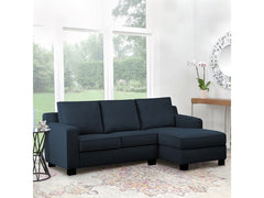 BEVERLY FABRIC SECTIONAL - Navy