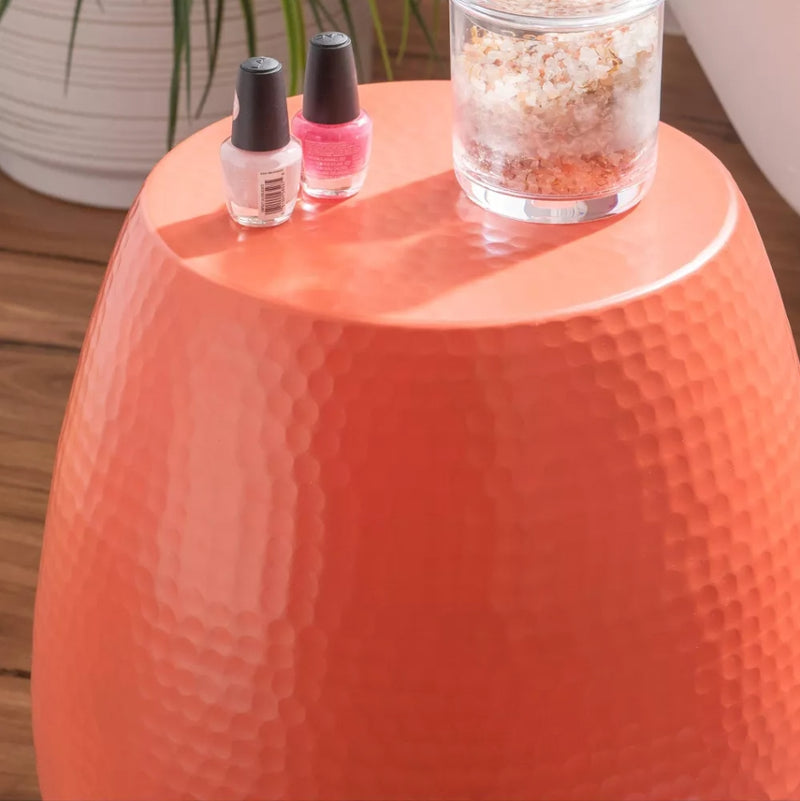 Sachin Side Table - Coral