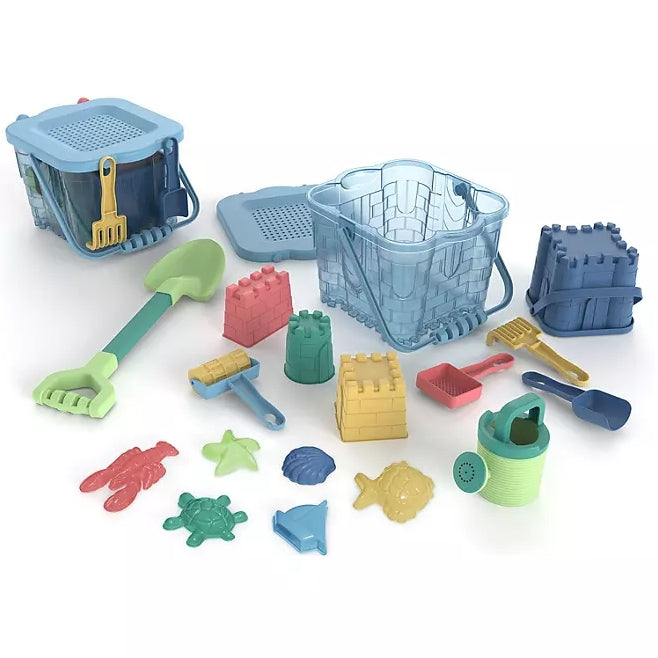 18 Piece Giant Castle Sand Playset