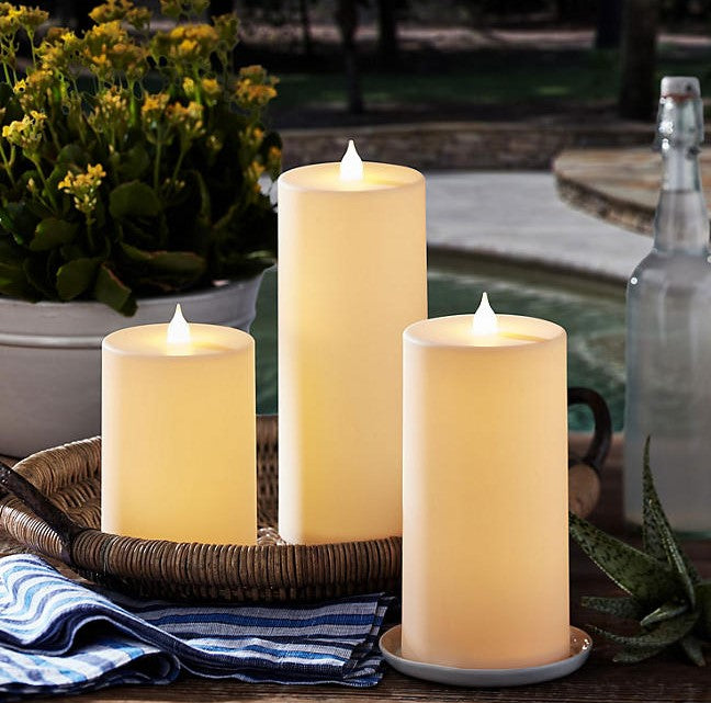 Indoor/Outdoor Flameless Candle - 3 Pack