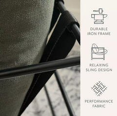 Details by Becki Owens Nell Sling Accent Chair, Gray