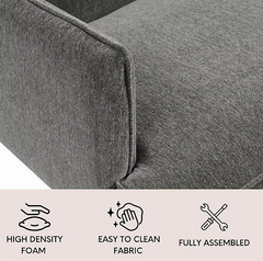 Gatsby Fabric Accent Chair - Gray