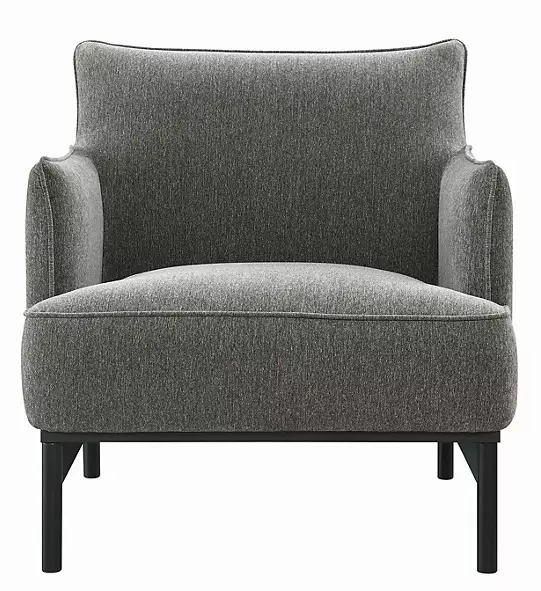 Gatsby Fabric Accent Chair - Gray