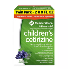 Children's Cetirizine Allergy Relief Oral Solution 2pk 8oz