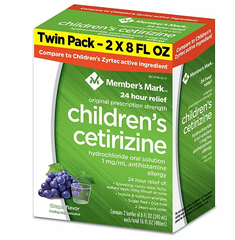 Children's Cetirizine Allergy Relief Oral Solution 2pk 8oz