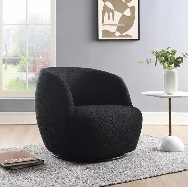 Blair Boucle Swivel Chair