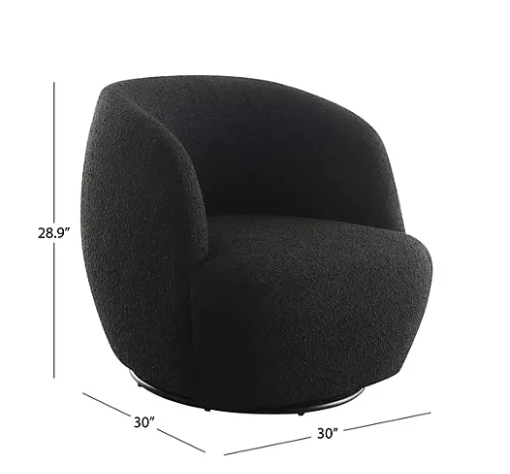 Blair Boucle Swivel Chair