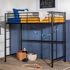 Sunrise Twin Metal Loft Bed