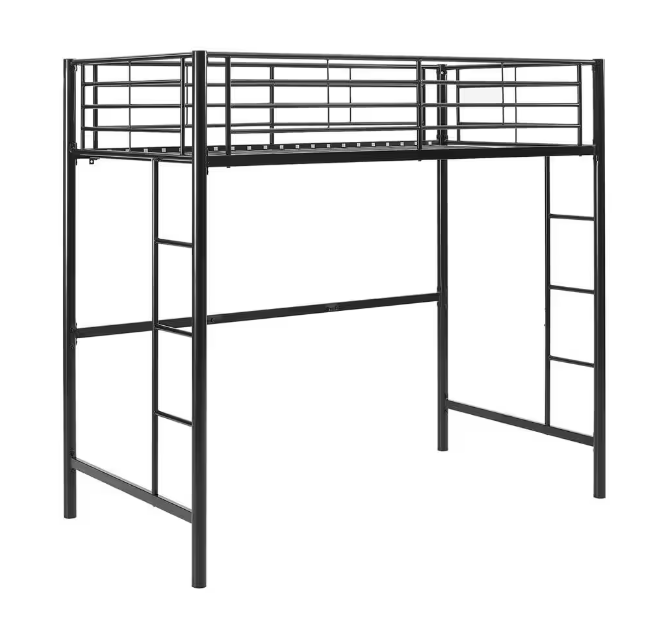 Sunrise Twin Metal Loft Bed